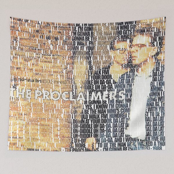 Item preview, The proclaimers alternate design - 500 miles word art  designed and sold by damdirtyapeuk.