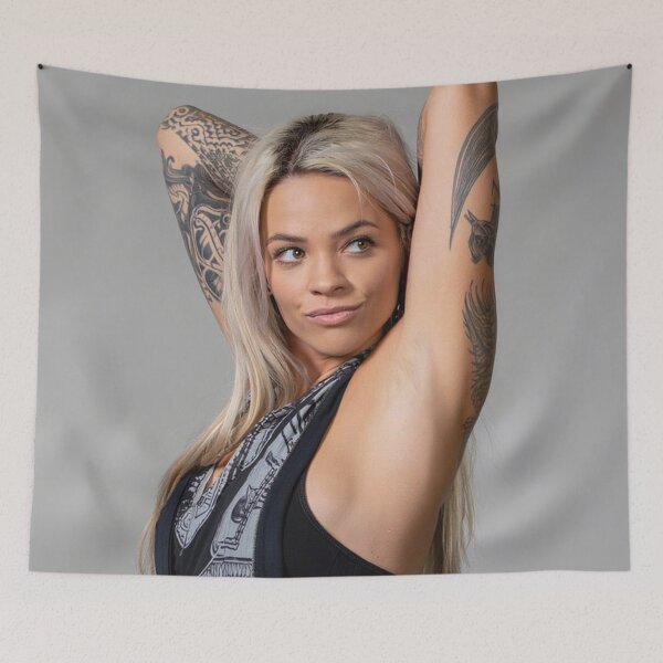 Item preview, Woman with tattoos cool studio photo design designed and sold by Vintage Designs +.