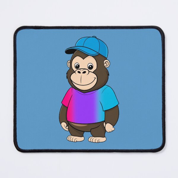 Item preview, Cool Pride Gorilla with Androgynous Flag Tee | Androgynous Animal Design designed and sold by Travelslightly.