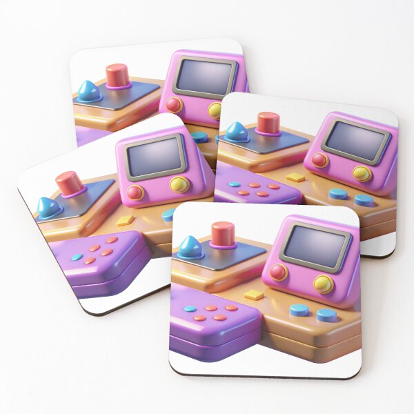 Item preview, Colorful 3D Rendered Retro Gaming Console with Controller designed and sold by Creative88Art.