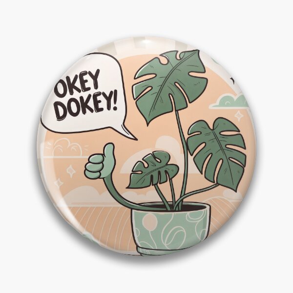 Item preview, Okey Dokey – Cute & Quirky Plant-Inspired Humor designed and sold by Zephyra Grove.