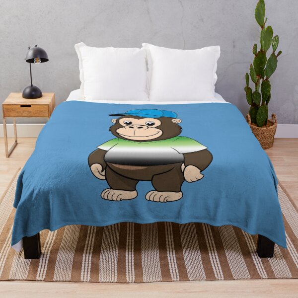 Item preview, Cool Pride Gorilla with Aromantic Flag Tee  | Aromantic Animal Design designed and sold by Travelslightly.