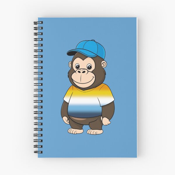 Item preview, Cool Pride Gorilla with AroAce Flag Tee  | AroAce Animal Design designed and sold by Travelslightly.