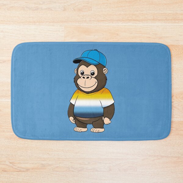 Item preview, Cool Pride Gorilla with AroAce Flag Tee  | AroAce Animal Design designed and sold by Travelslightly.