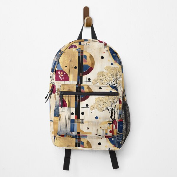 Item preview, Golden Geometry and Sacred Tree: Japanese Modern Elegance designed and sold by Moisky Patterns.