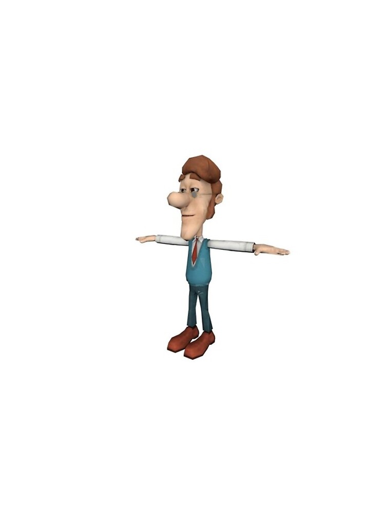 Jimmy Neutrons dad T-pose/