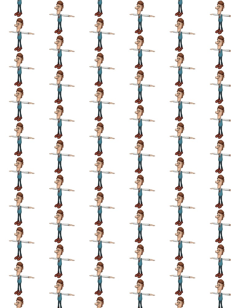Pañuelo for Sale con la obra «El padre de Jimmy Neutron T-pose» de