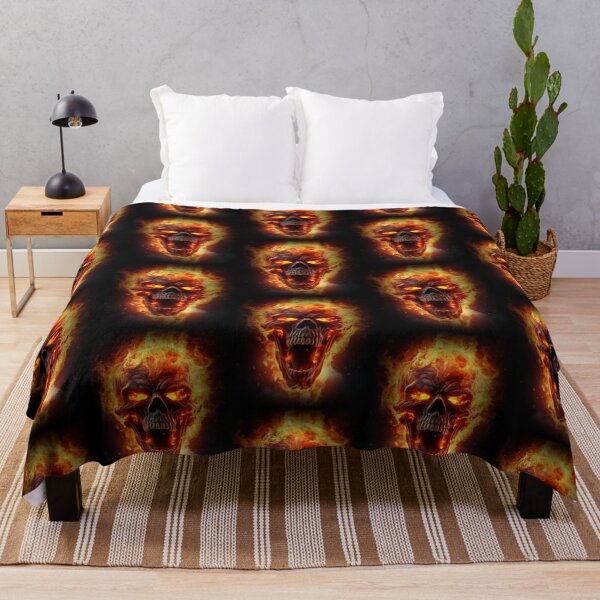 Item preview, Portrait of a Burning Skull designed and sold by MummyEffect.