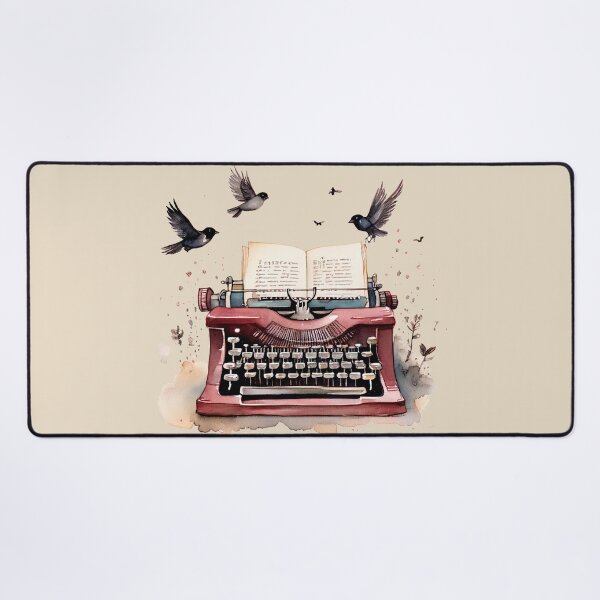 Item preview, Vintage Typewriter with Birds designed and sold by emilypigou.