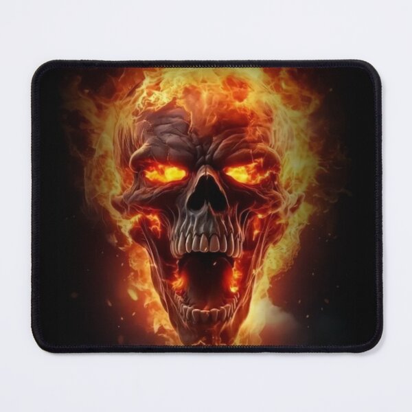 Item preview, Portrait of a Burning Skull designed and sold by MummyEffect.