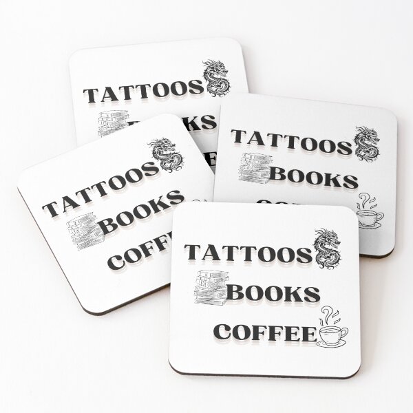 Item preview, Tattoos Books and Coffee designed and sold by elizabethdancer.