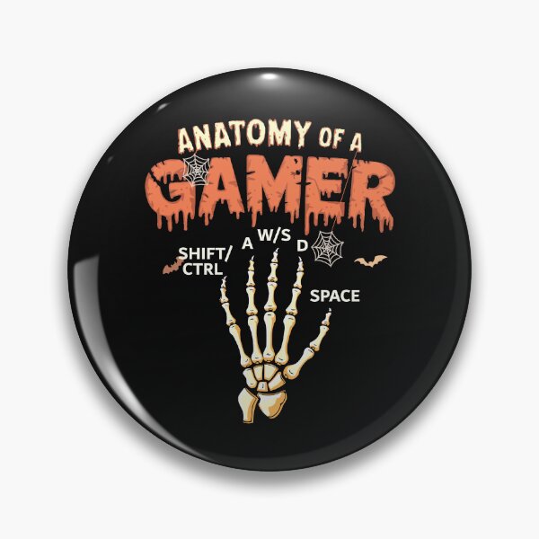 Item preview, Anatomy Of A Gamer Skeleton Hand Gaming designed and sold by clothesy7.