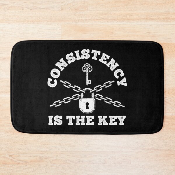 Item preview, Consistency is the key - motivational designed and sold by MO DESIGNS.