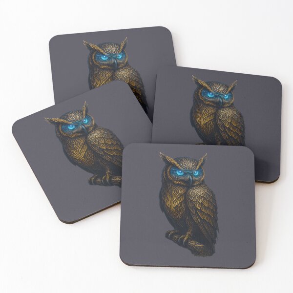 Item preview, Cybernetic owl. Strigiforme. Futuristic bird design. designed and sold by Shoot-The-Moon.