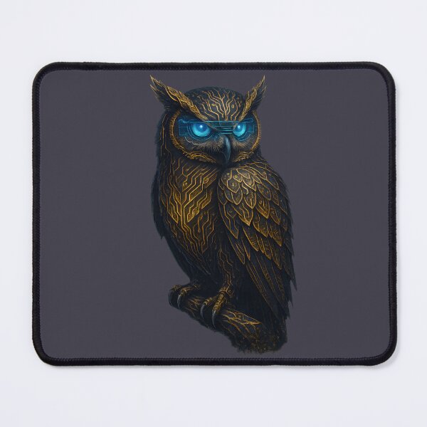 Item preview, Cybernetic owl. Strigiforme. Futuristic bird design. designed and sold by Shoot-The-Moon.
