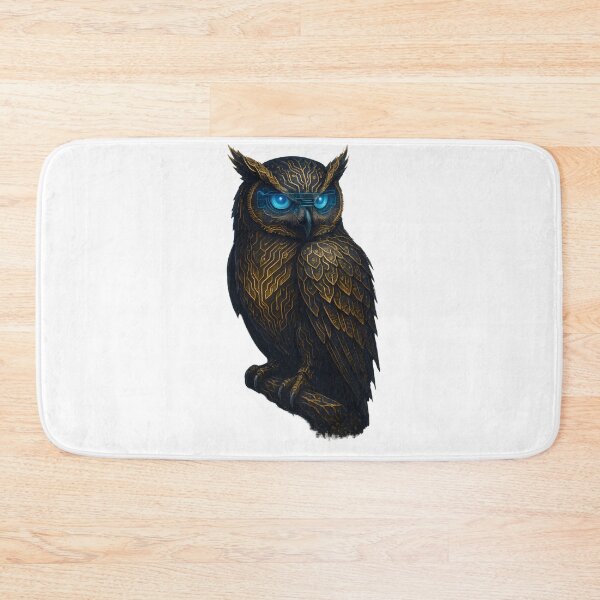 Item preview, Cybernetic owl. Strigiforme. Futuristic bird design. designed and sold by Shoot-The-Moon.