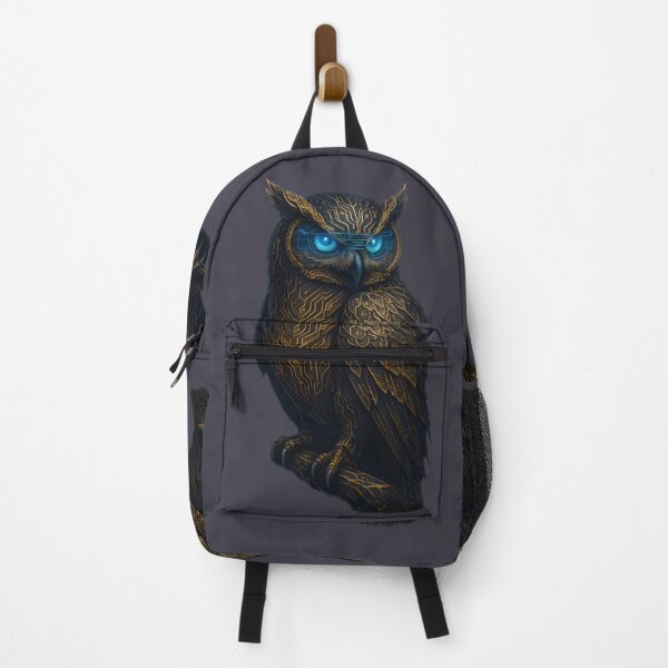Item preview, Cybernetic owl. Strigiforme. Futuristic bird design. designed and sold by Shoot-The-Moon.