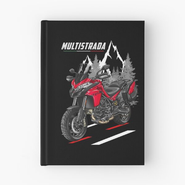 Item preview, Ducati Multistrada V2 (Red + Saddlebags) for Motorcycle Riders designed and sold by MotoApparelHub.