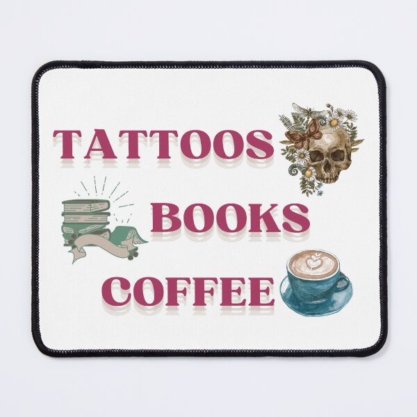 Item preview, Tattoos, Books and Coffee (Skull) designed and sold by elizabethdancer.