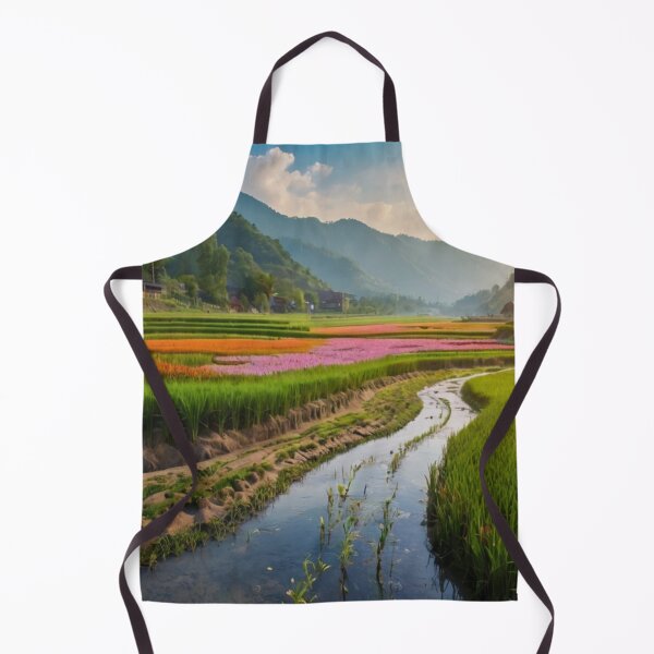 Item preview, Whispers of Nature: Rural Valley by the Flowing River designed and sold by BlareBlare.