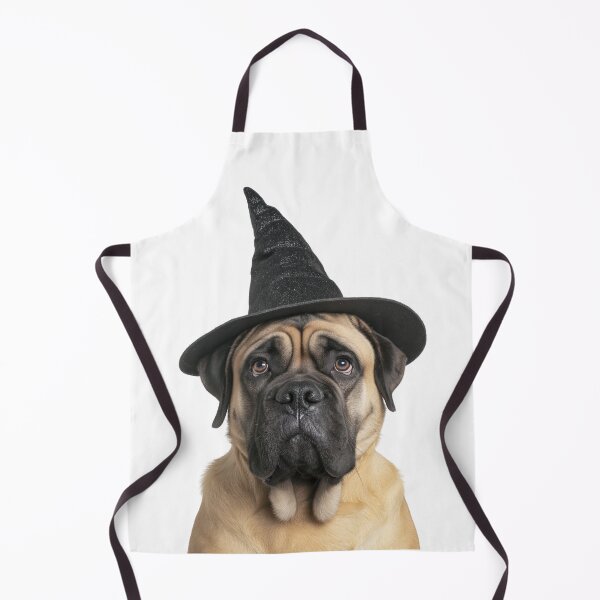 Item preview, Bullmastiff Dog Wearing Halloween Witch Hat designed and sold by LazyOwlStore.