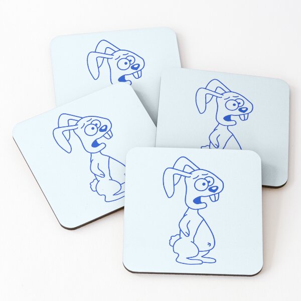 Item preview, Rabbit Terrified Anxious Desperate Confused Cool designed and sold by shirt-o-mat.