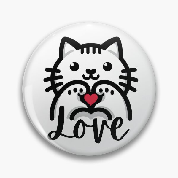 Item preview, Cat love gesture designed and sold by Fr0mtheMachine.