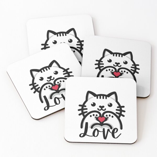 Item preview, Cat love gesture designed and sold by Fr0mtheMachine.