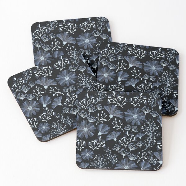 Item preview, Cool grey flowers designed and sold by Aakanksha97.