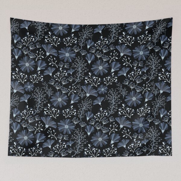 Item preview, Cool grey flowers designed and sold by Aakanksha97.