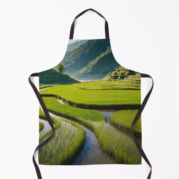 Item preview, Where Nature Grows Rice Fields Embraced by the Valley designed and sold by BlareBlare.