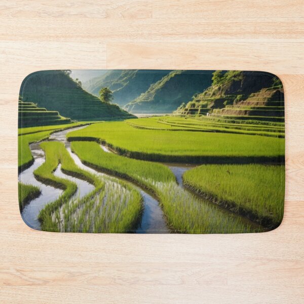 Item preview, Where Nature Grows Rice Fields Embraced by the Valley designed and sold by BlareBlare.