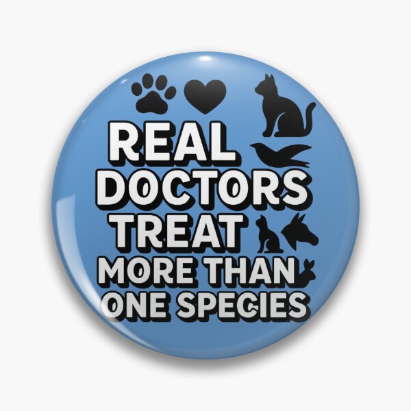 Item preview, Real Doctors Treat More Than One Species – Bold Vet Pride Design for Animal Heroes designed and sold by Design_Your_Day.