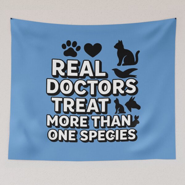 Item preview, Real Doctors Treat More Than One Species – Bold Vet Pride Design for Animal Heroes designed and sold by Design_Your_Day.