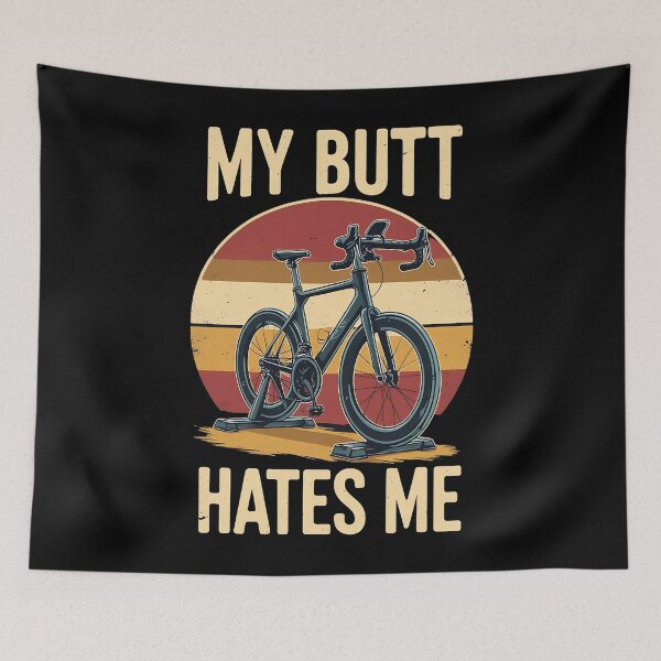 Item preview, My Butt Hates Me Indoor Cycling designed and sold by DomTeesHaven.