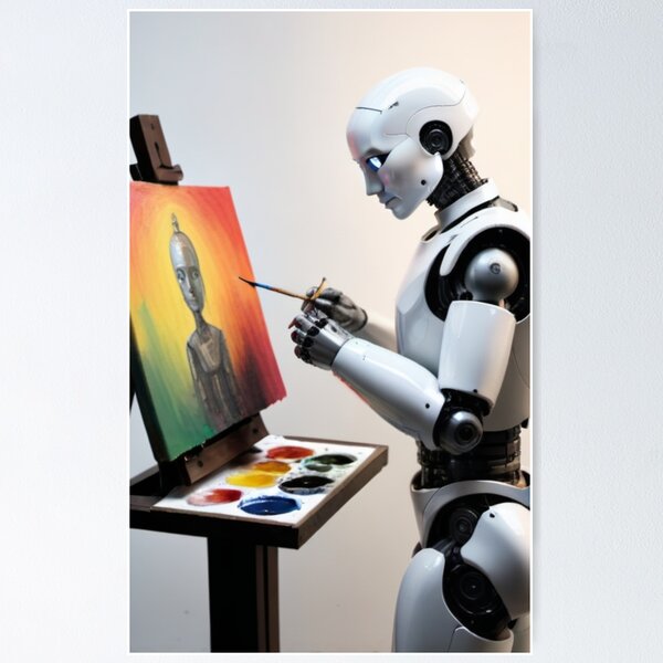 Item preview, Self-porttait of a robot designed and sold by Sidney Graf.