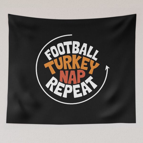 Item preview, Funny Football Turkey Nap Repeat Men Women Kids designed and sold by clothesy7.