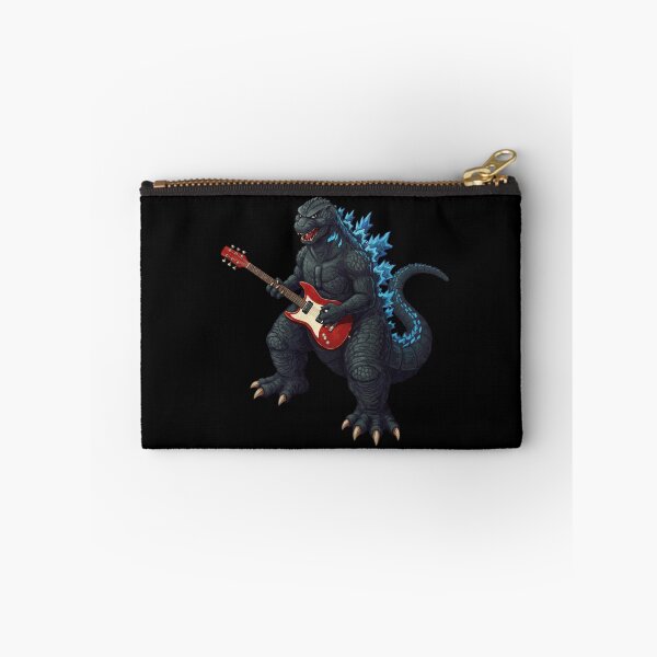 Item preview, Godzilla Playing Electric Guitar T-Shirt | Vintage Rock Dinosaur Tee for Men designed and sold by Colorful-Garden.