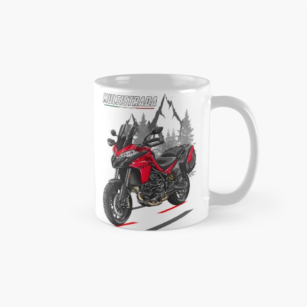 Item preview, Ducati Multistrada V2 (Red + Saddlebags) for Motorcycle Riders designed and sold by MotoApparelHub.