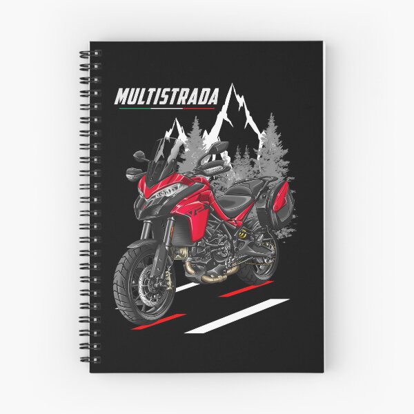 Item preview, Ducati Multistrada V2 (Red + Saddlebags) for Motorcycle Riders designed and sold by MotoApparelHub.