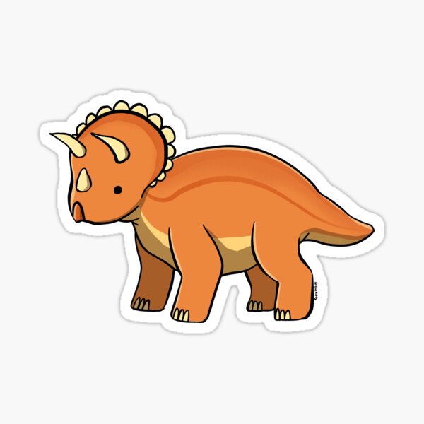 Item preview, Cute Triceratops Dinosaur designed and sold by Duckitty.