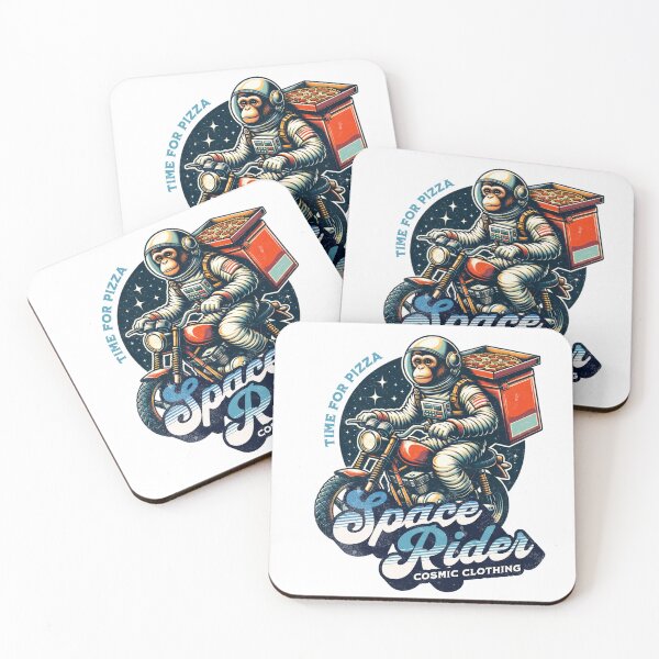 Item preview, Time For Pizza - Space Monkey designed and sold by Broken Minimalister.