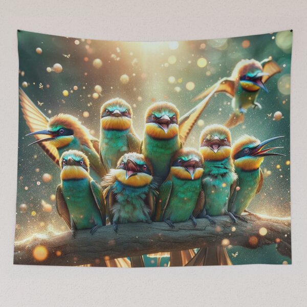 Item preview, Group of Bee-Eaters designed and sold by Eric Nagel.