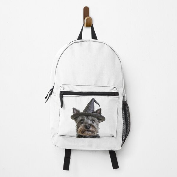 Item preview, Cairn Terrier Dog Wearing Halloween Witch Hat designed and sold by LazyOwlStore.