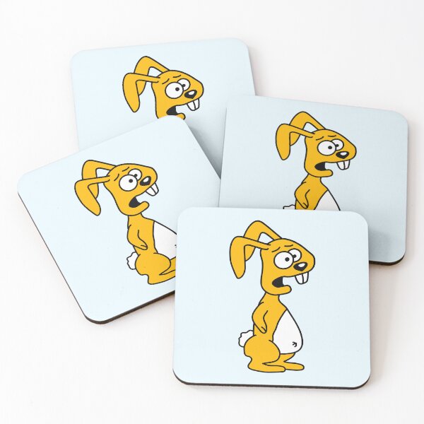 Item preview, Rabbit Terrified Anxious Desperate Confused Cool designed and sold by shirt-o-mat.