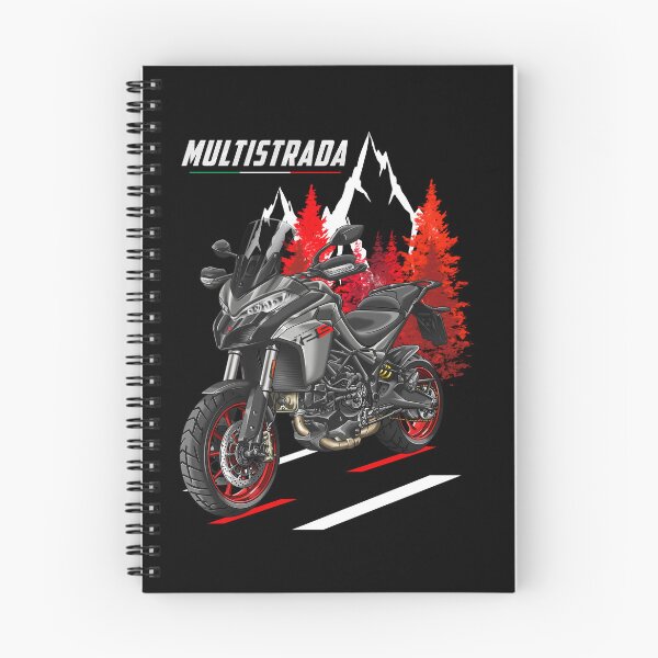 Item preview, Ducati Multistrada V2S (Thrilling Black & Street Grey) for Motorcycle Riders designed and sold by MotoApparelHub.