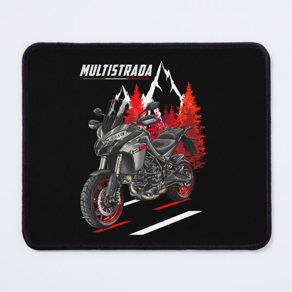 Item preview, Ducati Multistrada V2S (Thrilling Black & Street Grey) for Motorcycle Riders designed and sold by MotoApparelHub.