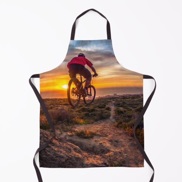Item preview, High-Altitude MTB Shredder Conquers Mountain Peaks designed and sold by GrizzlyCollective.
