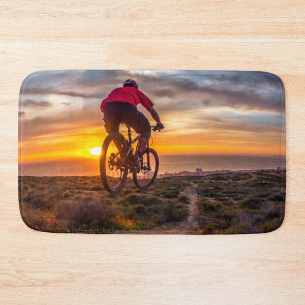 Item preview, High-Altitude MTB Shredder Conquers Mountain Peaks designed and sold by GrizzlyCollective.