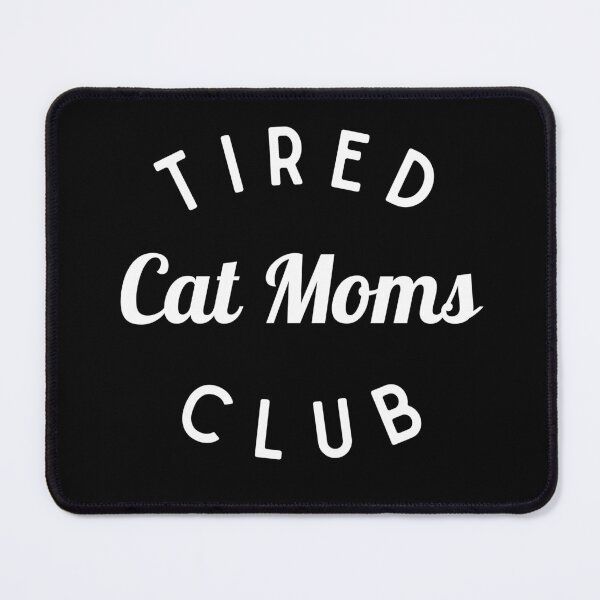 Item preview, Tired Cat Moms Club Shirt, Cat Lover Shirt designed and sold by Sleepy Cat Design.